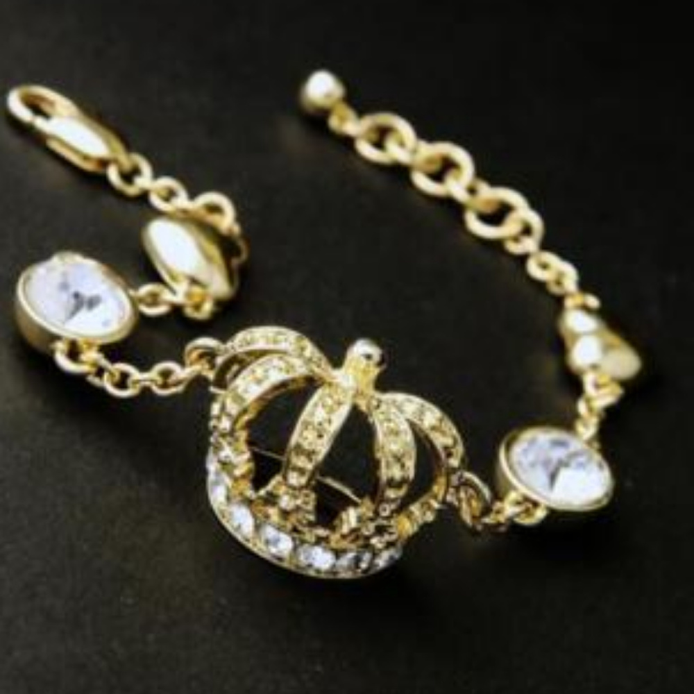 Crystal Crown Bracelet